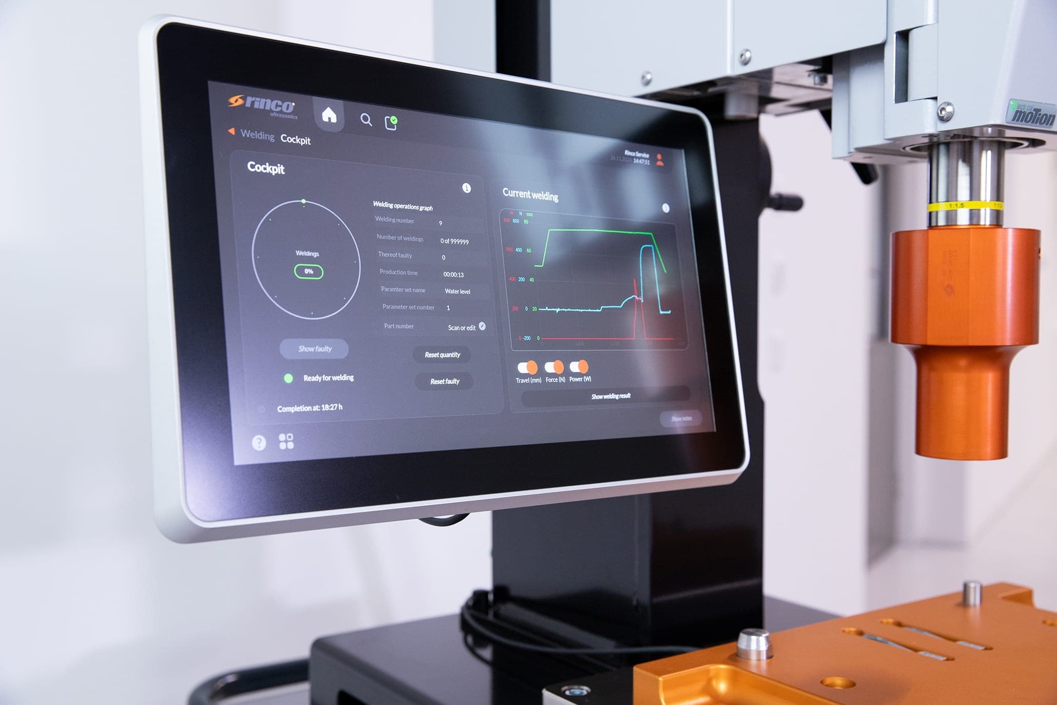 Rinco Electrical Motion 20 servo ultrasonic welding machine — view 6