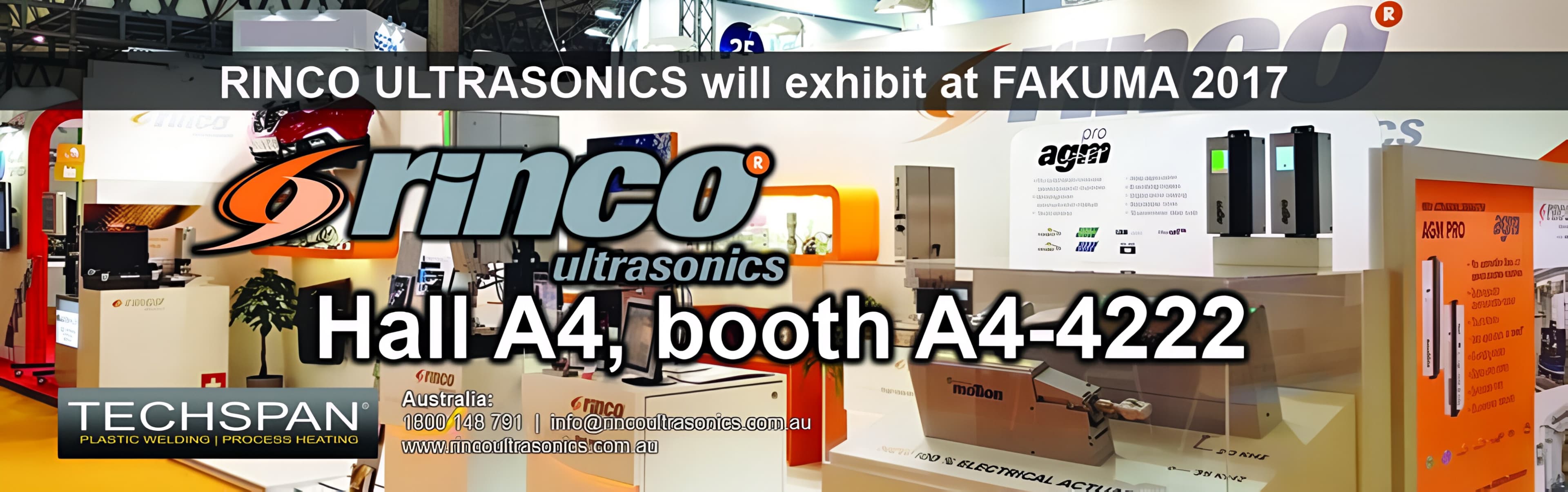 RINCO at FAKUMA 2017, 17 - 21st October, Germany