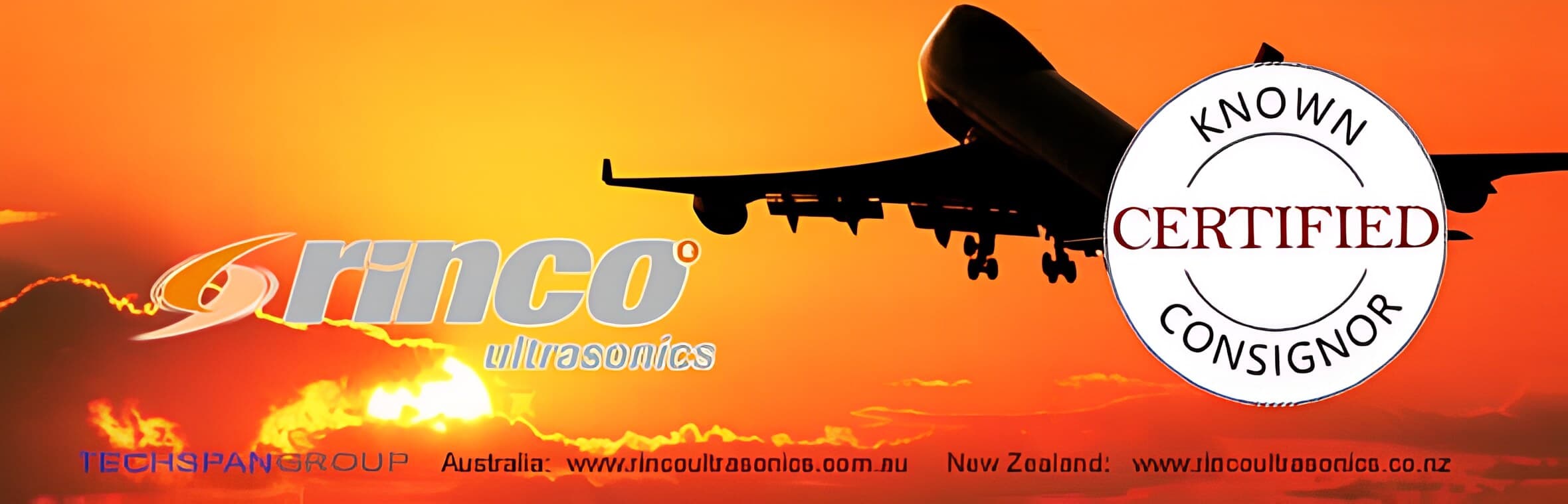 Rinco Ultrasonics Certified As a "known Consignor"