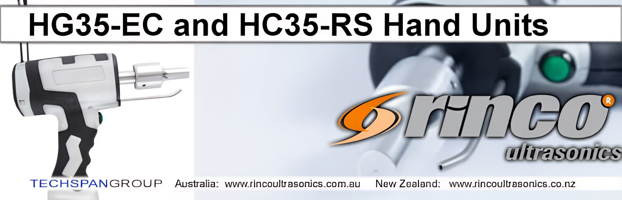 NEW Lightweight Ultrasonic Hand Units