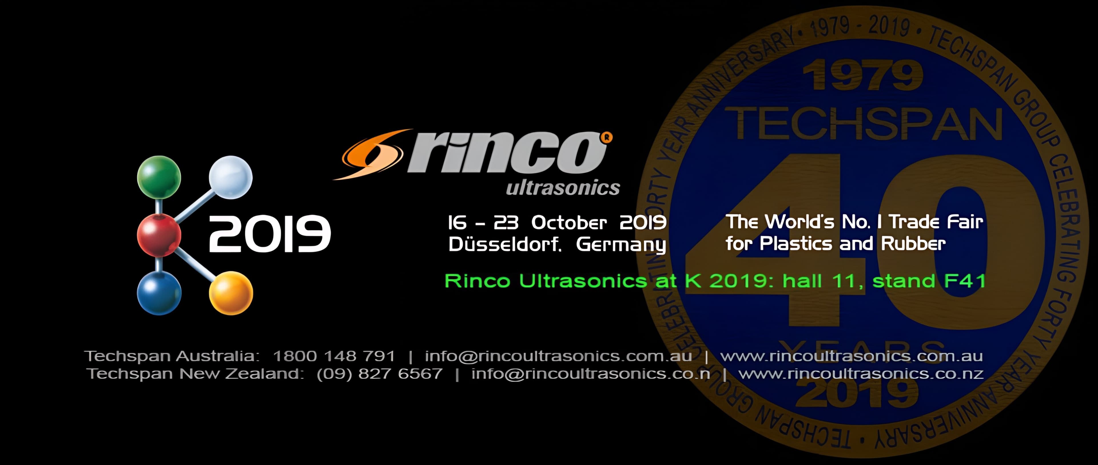 Rinco Ultrasonics at K 2019