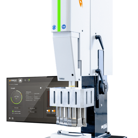 Ultrasonic welding machine electrical motion2 20 safeballs for plastics